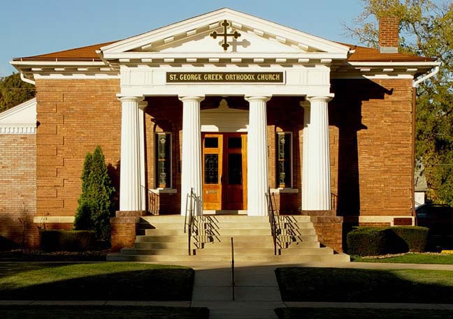 Front Facade of Saint George Greek Orthodox Church