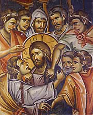 The Betrayal of Jesus by Judas in the Garden of Gethsemane