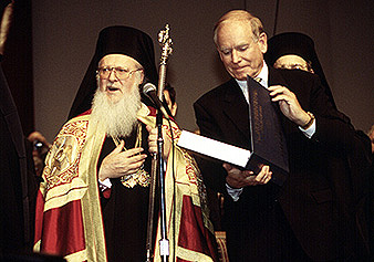 The Ecumenical Patriarch and Mayor Robert D. Ray